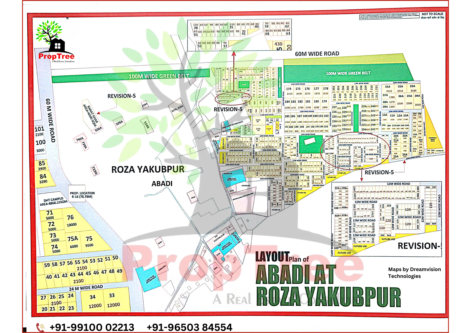 Layout Plan Of Abadi At Roza Yakubpur