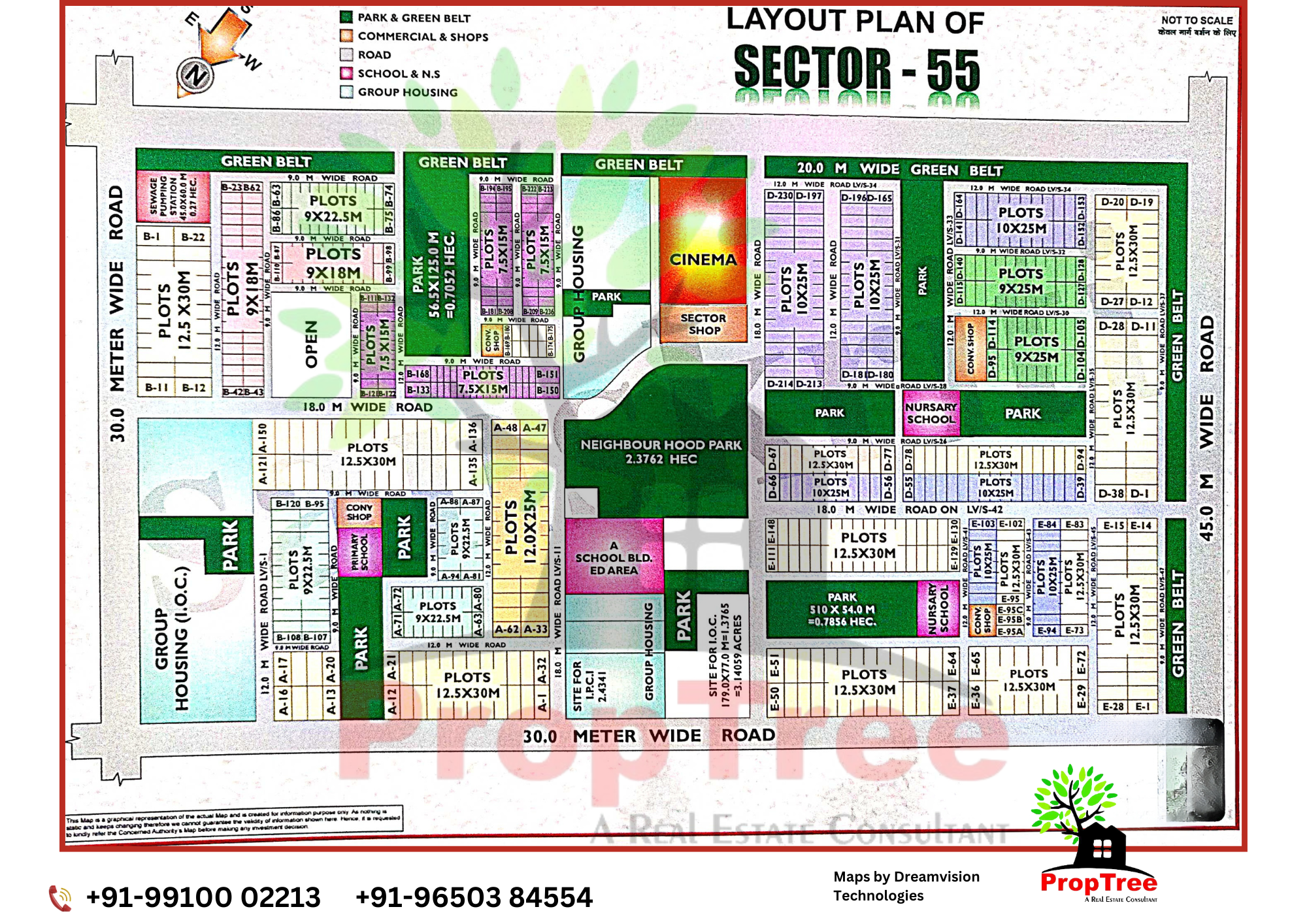 Layout Plan Of Sector-55