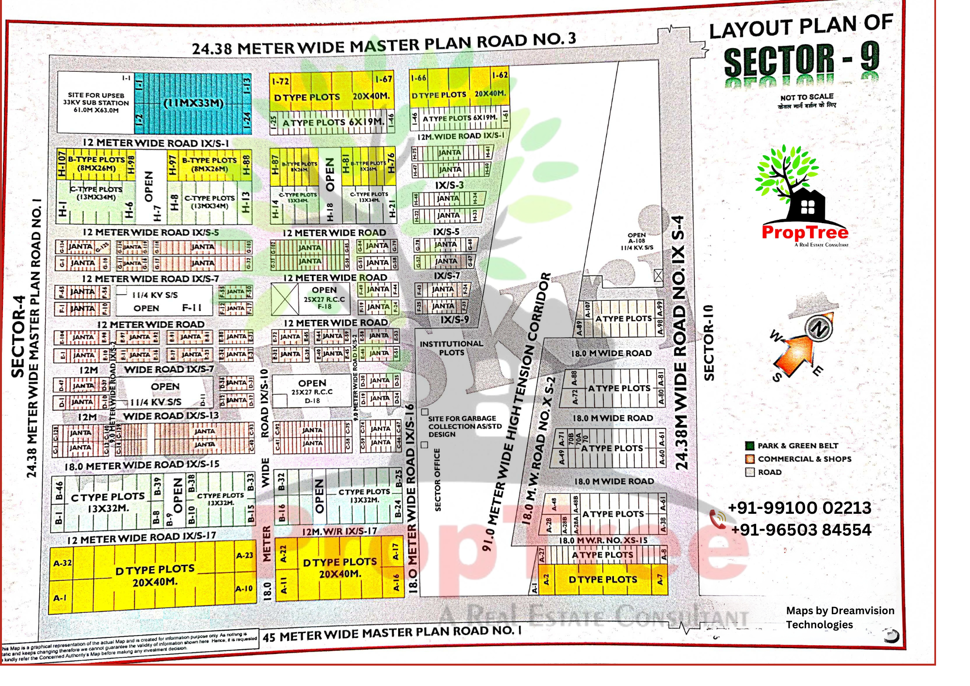 Layout Plan Of Sector-9 - Proptree Layout Plan Of Sector-9 - Proptree