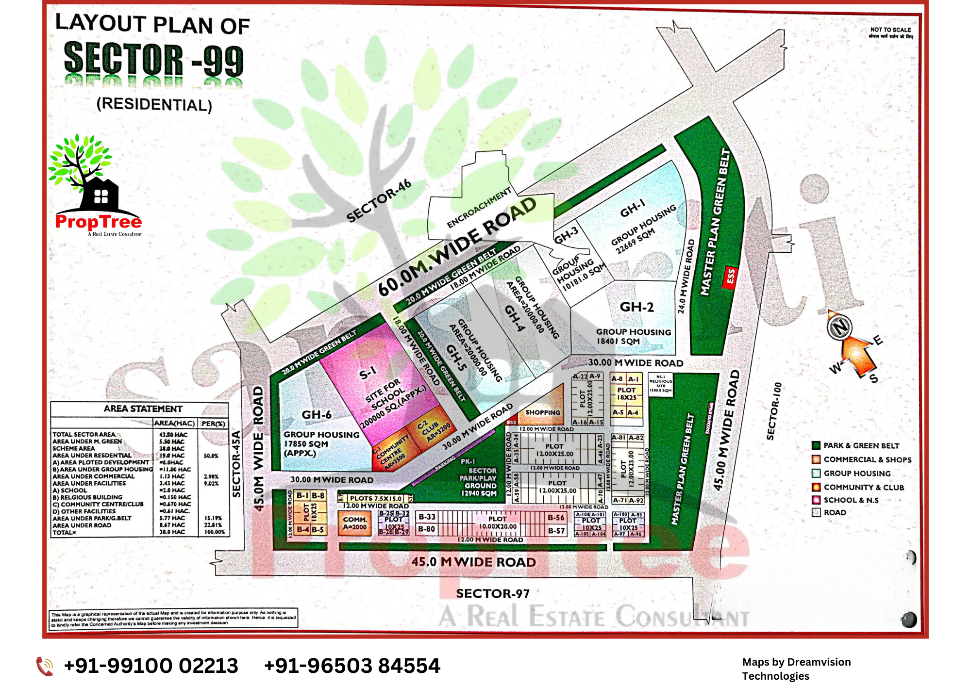 Layout Plan Of Sector-99(Residential)