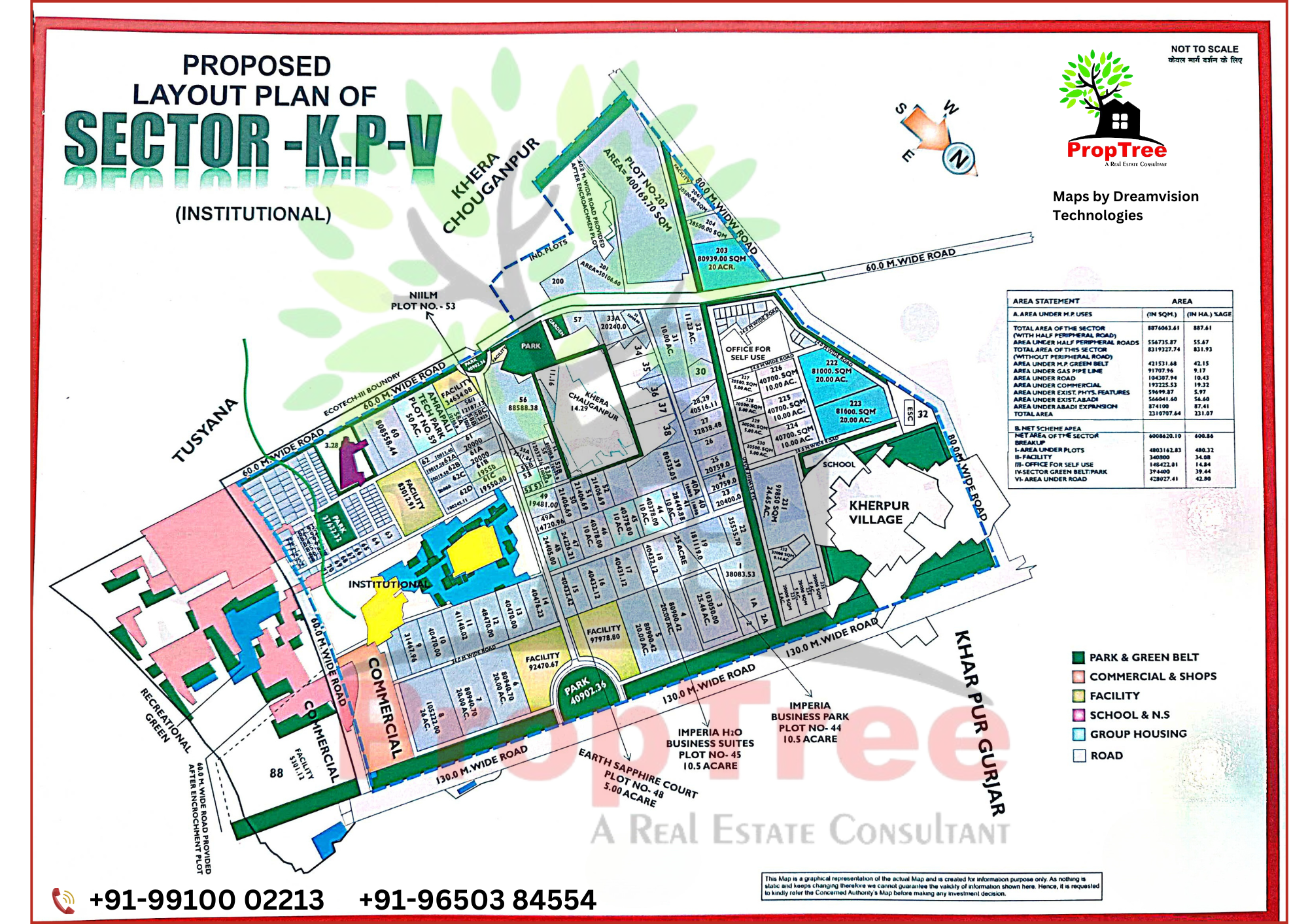 Proposed Layout Plan of Sector-K.P-V