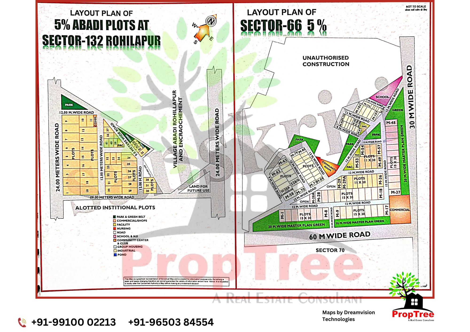 Layout Plan Of 5% Sector-135 Rohilapur & 5% Sector-65