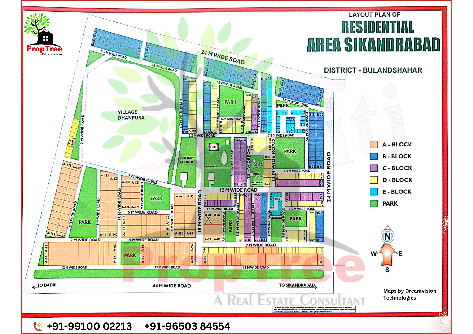 Layout Plan Of Residential Area Sikandrabad