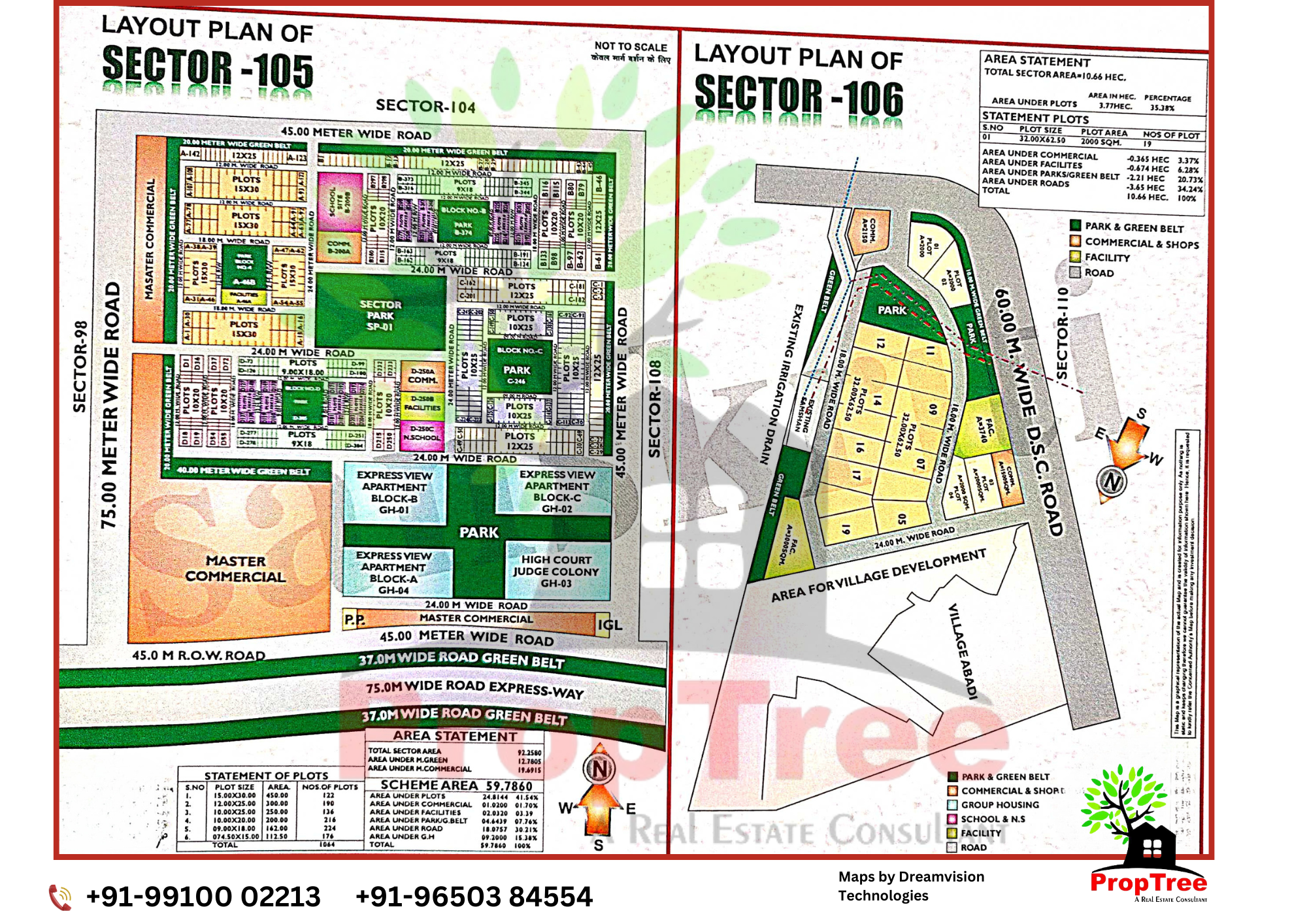 Layout Plan Of Sector-105,106