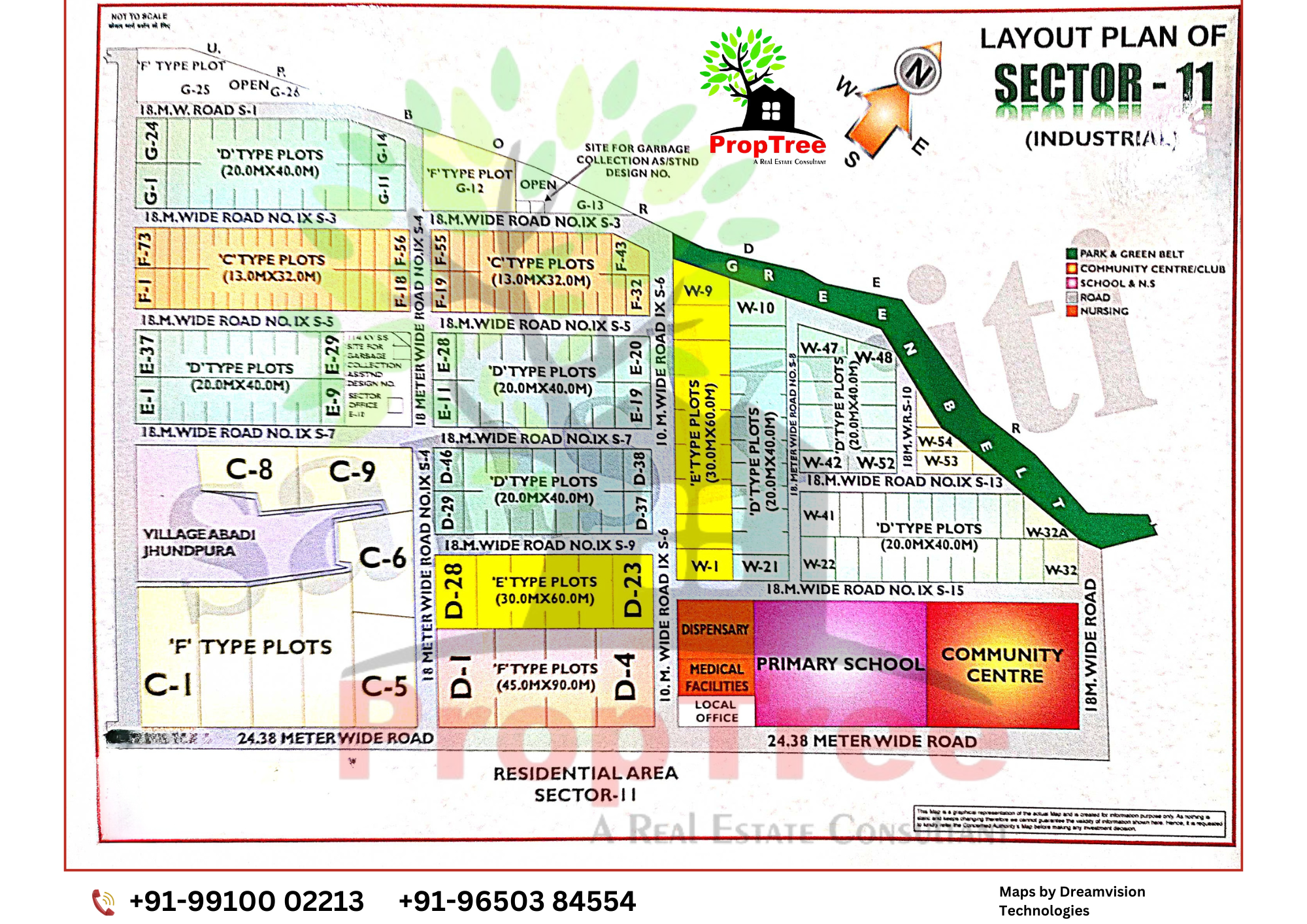 Layout Plan Of Sector-11-1​