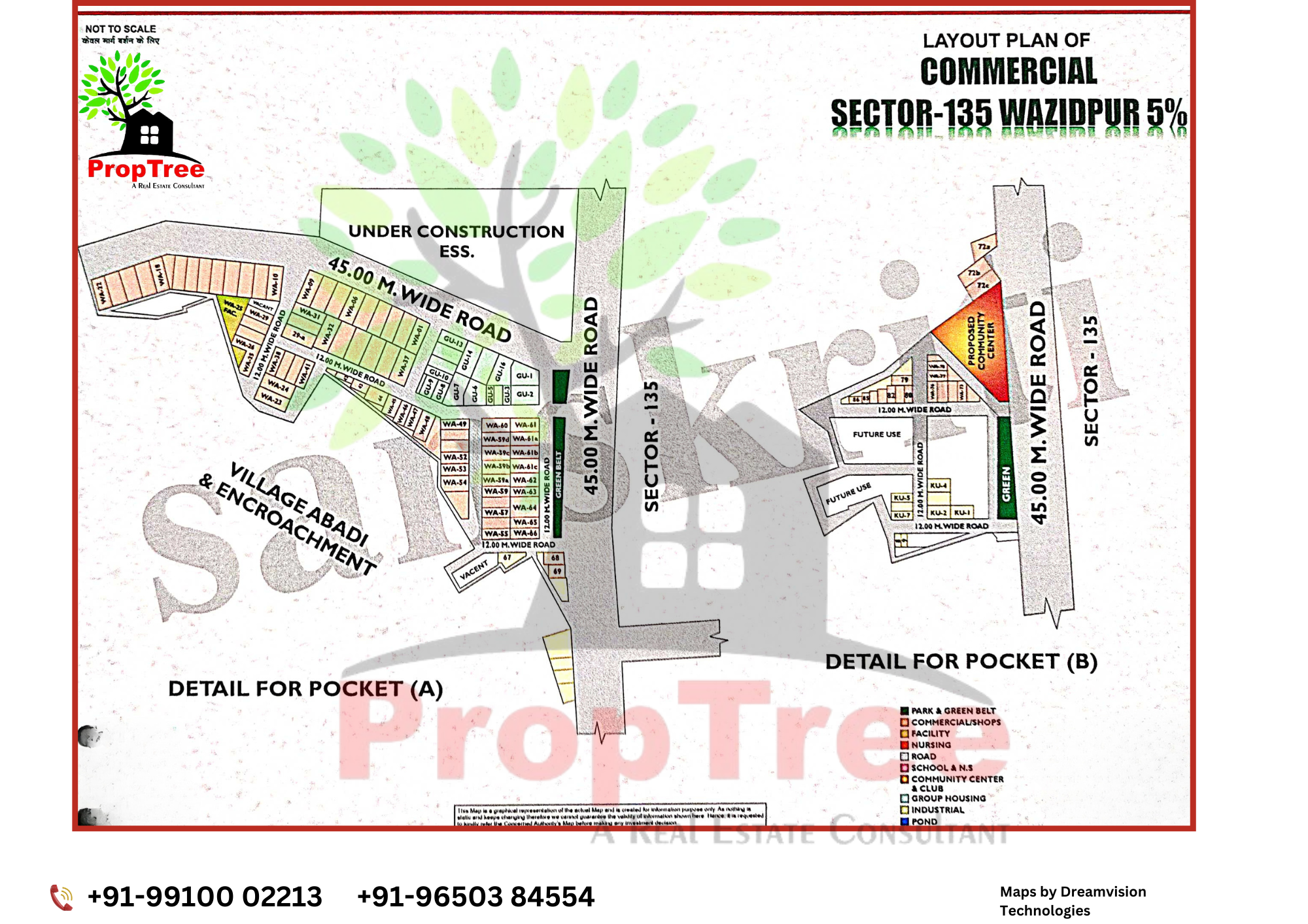 Layout Plan Of Sector-135 5% Wazidpur