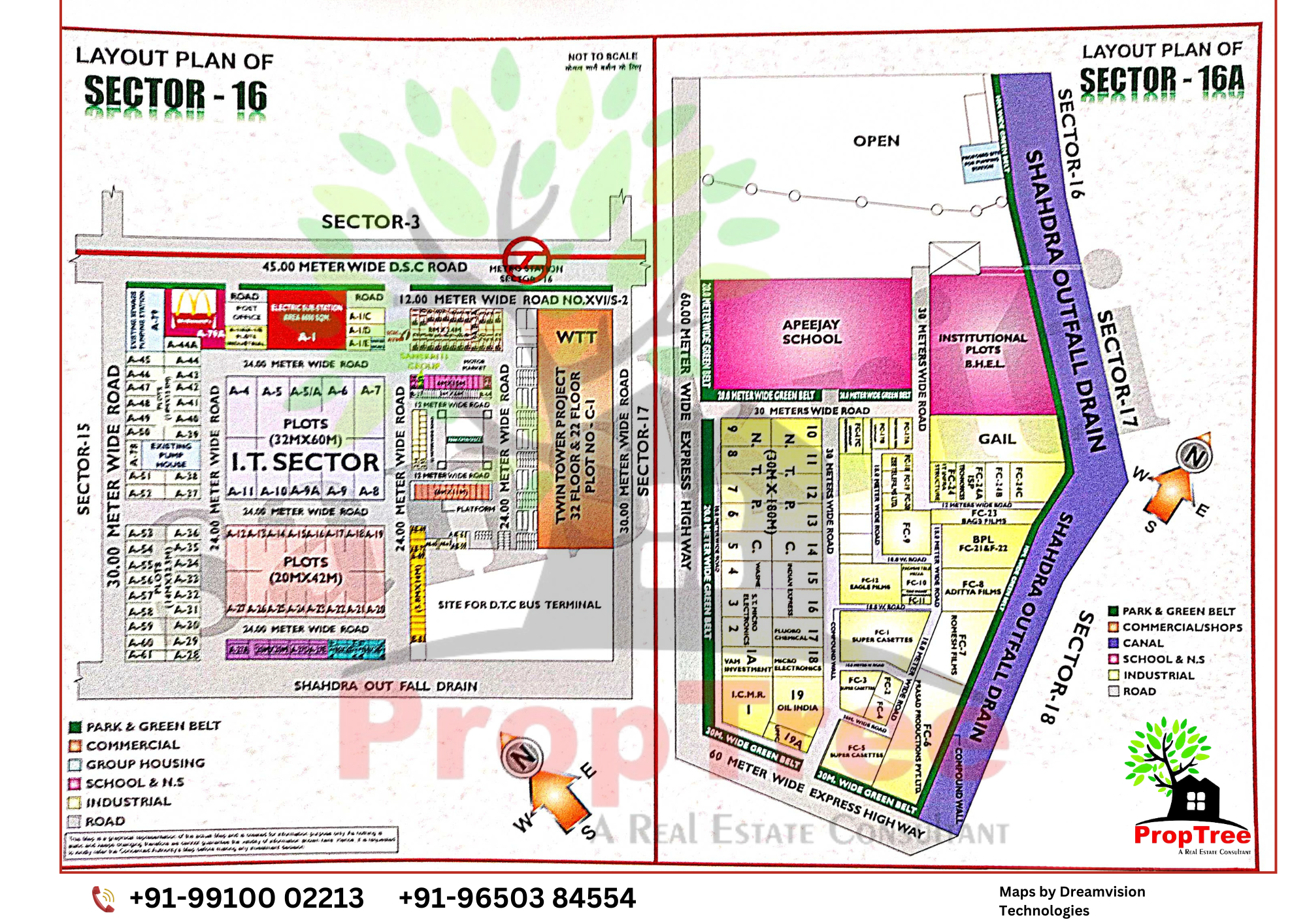 Layout Plan Of Sector-16,16A