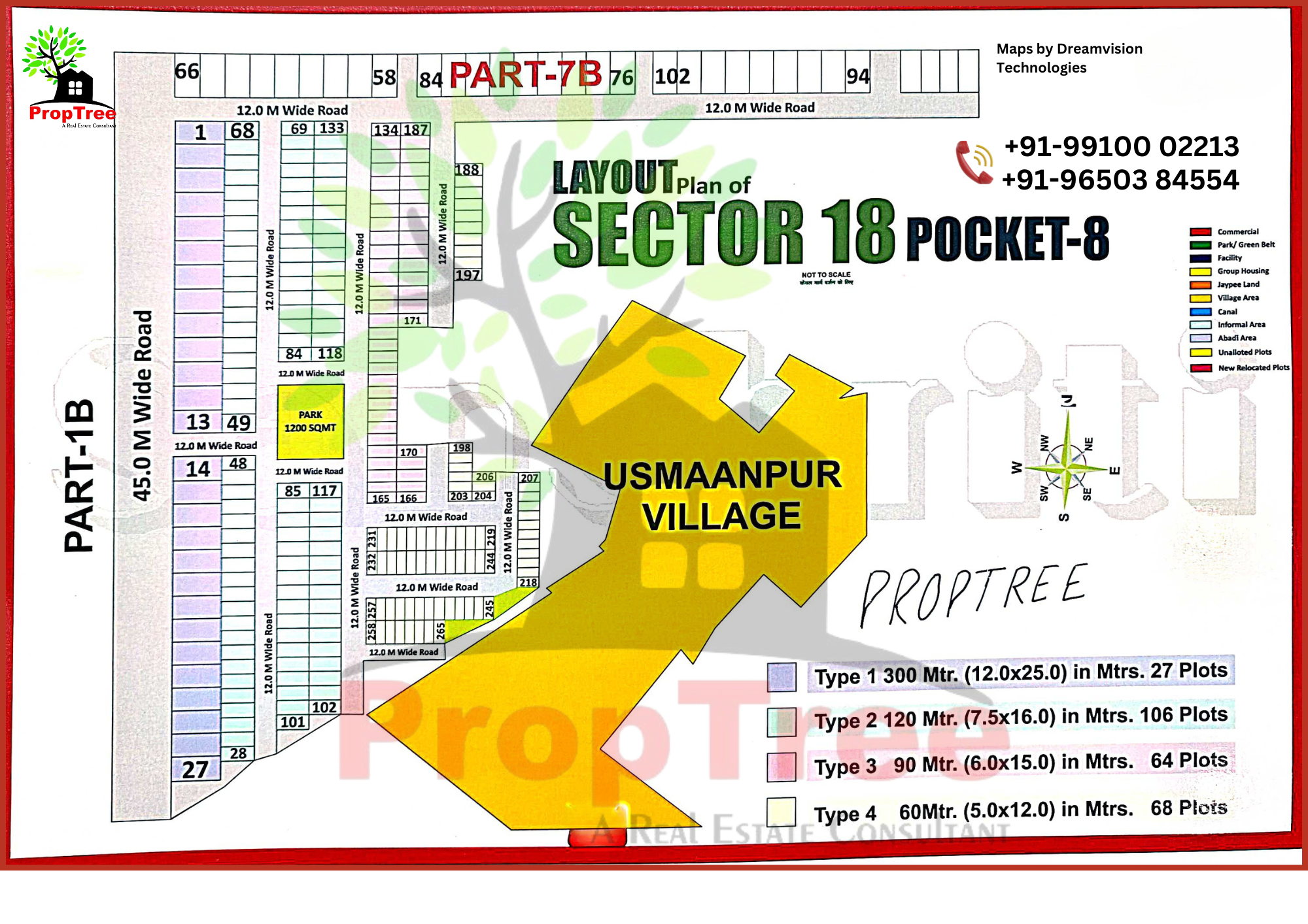 Layout Plan Of Sector-18 Pocket -8 Yedia