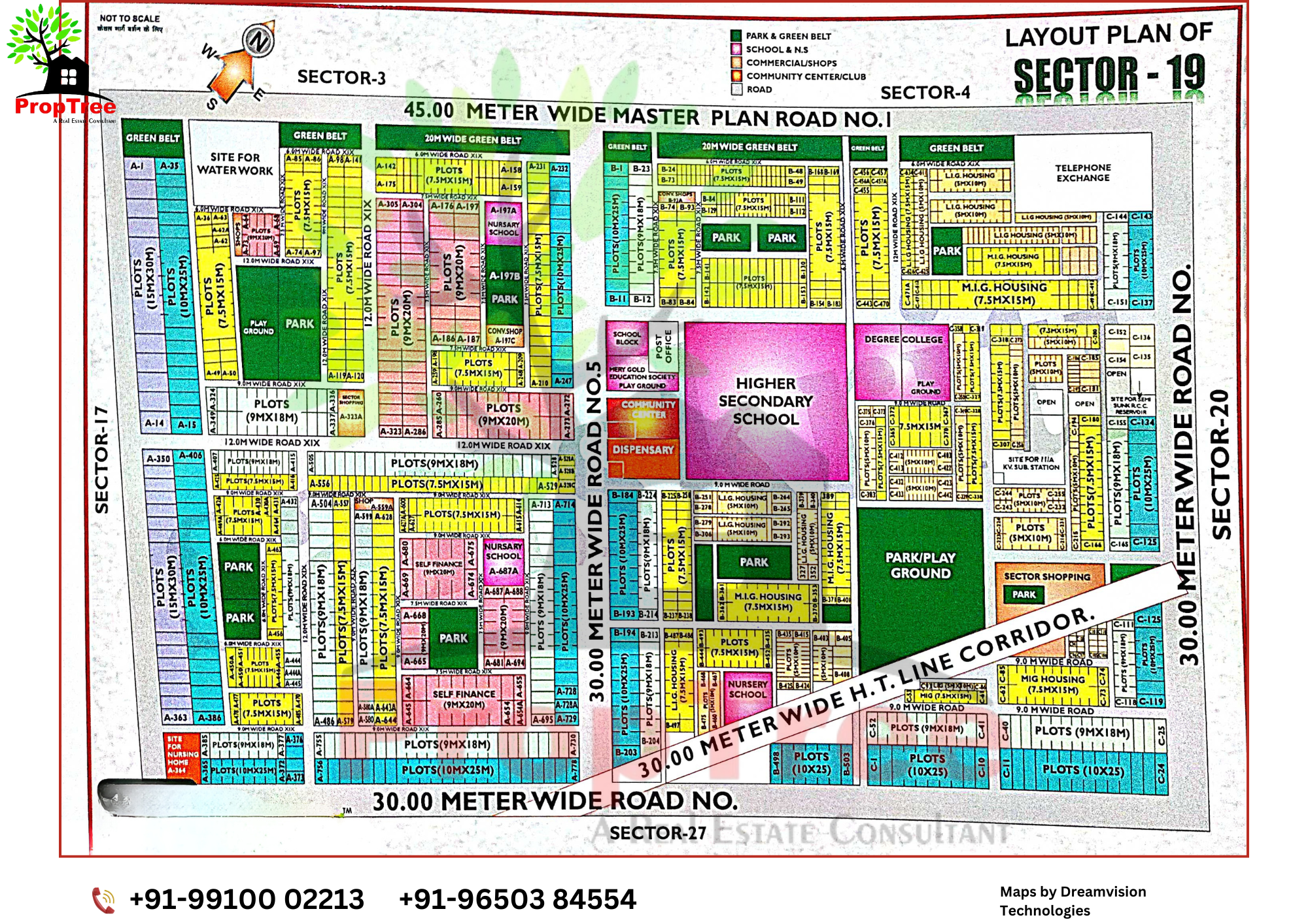 Layout Plan Of Sector-19