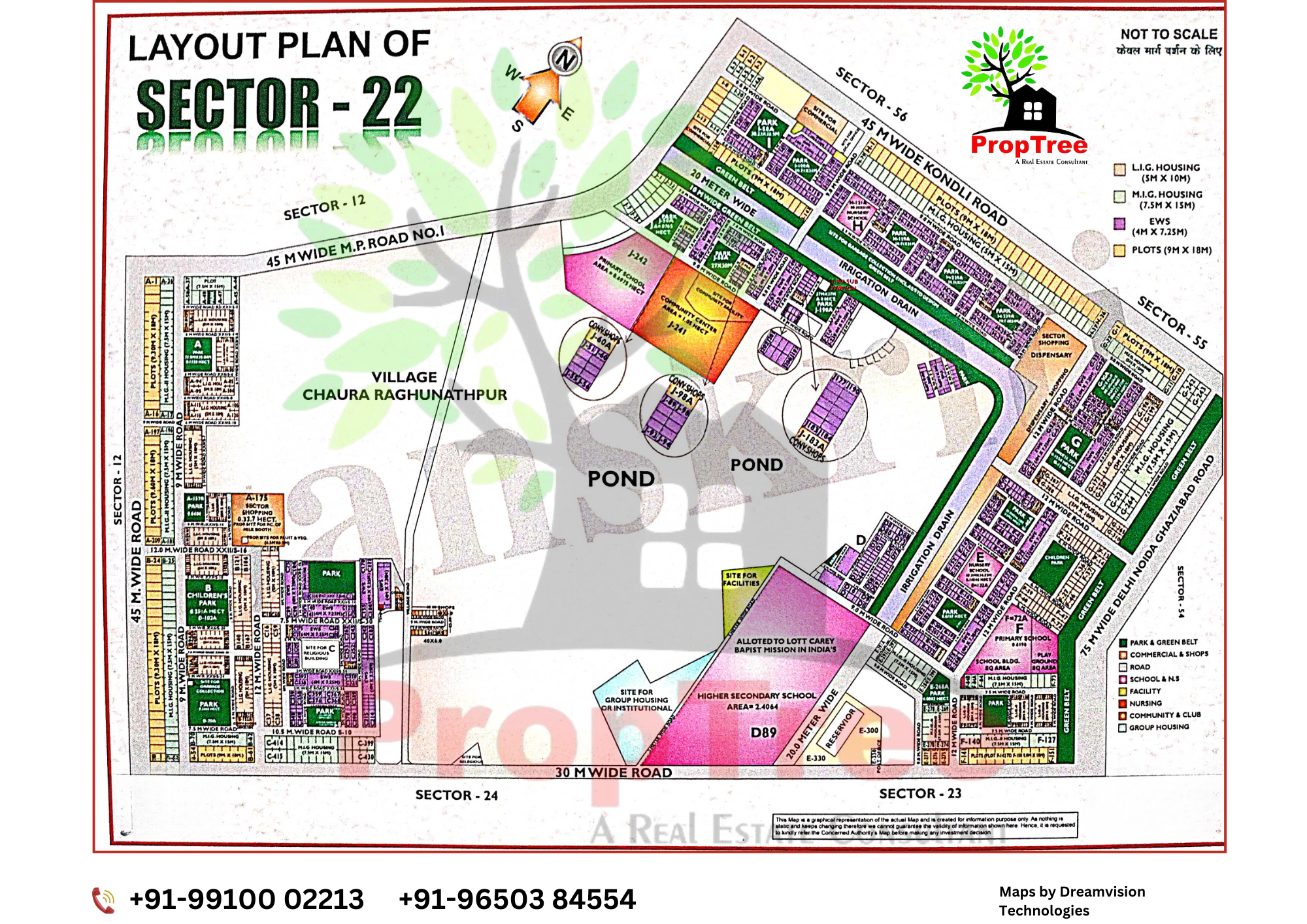 Layout Plan Of Sector-22