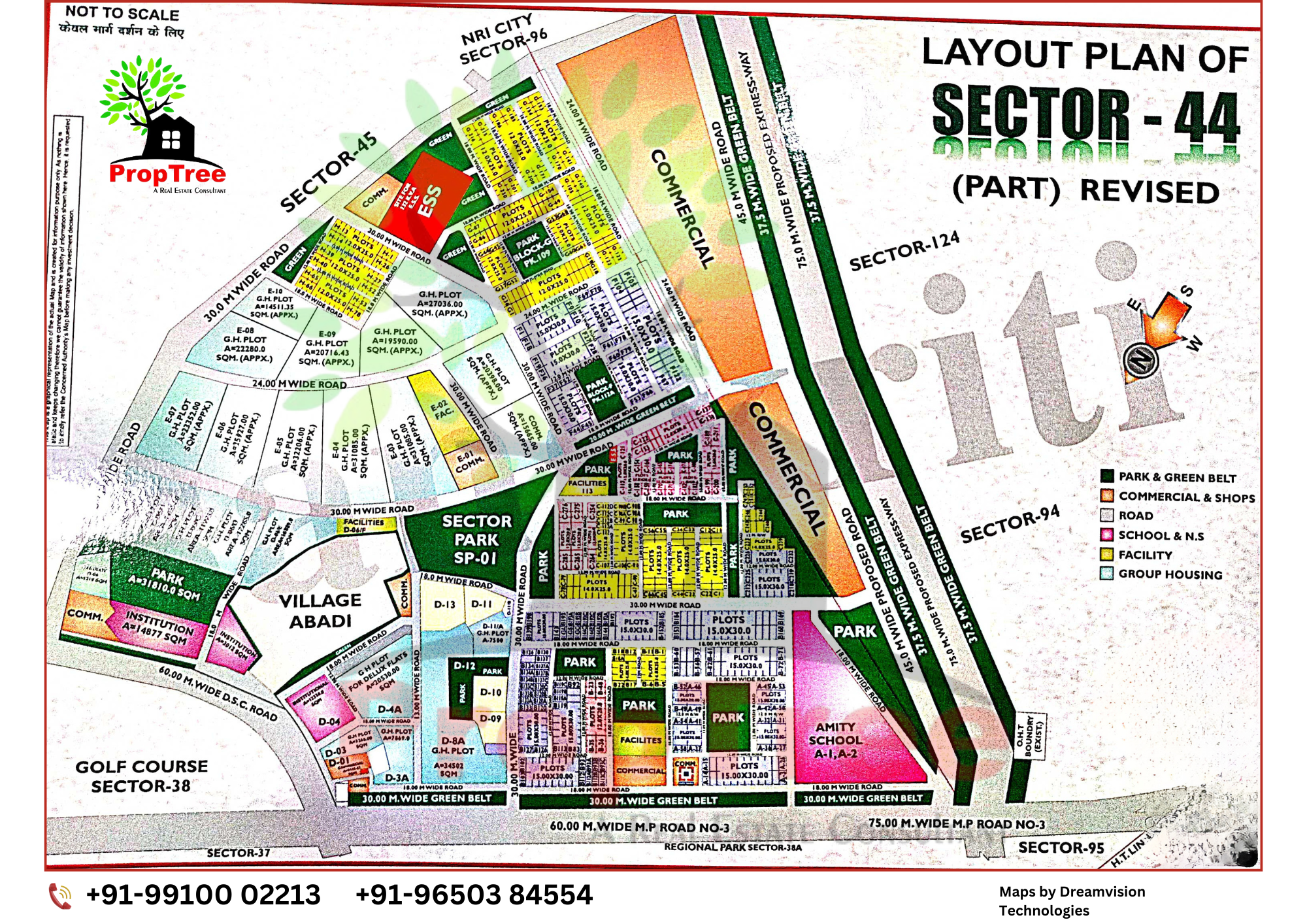 Layout Plan Of Sector-44