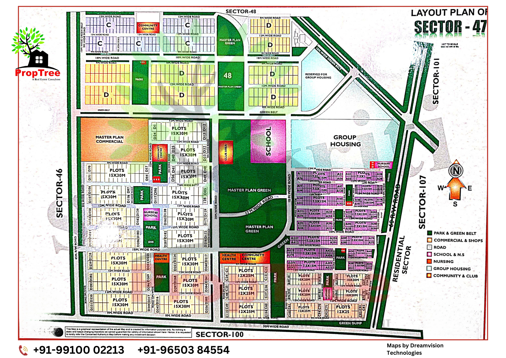 Layout Plan Of Sector-47