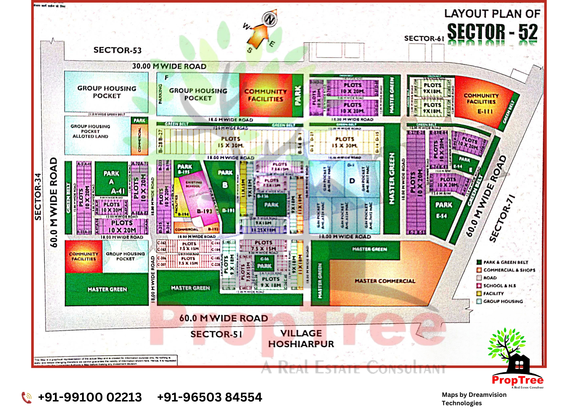 Layout Plan Of Sector-52