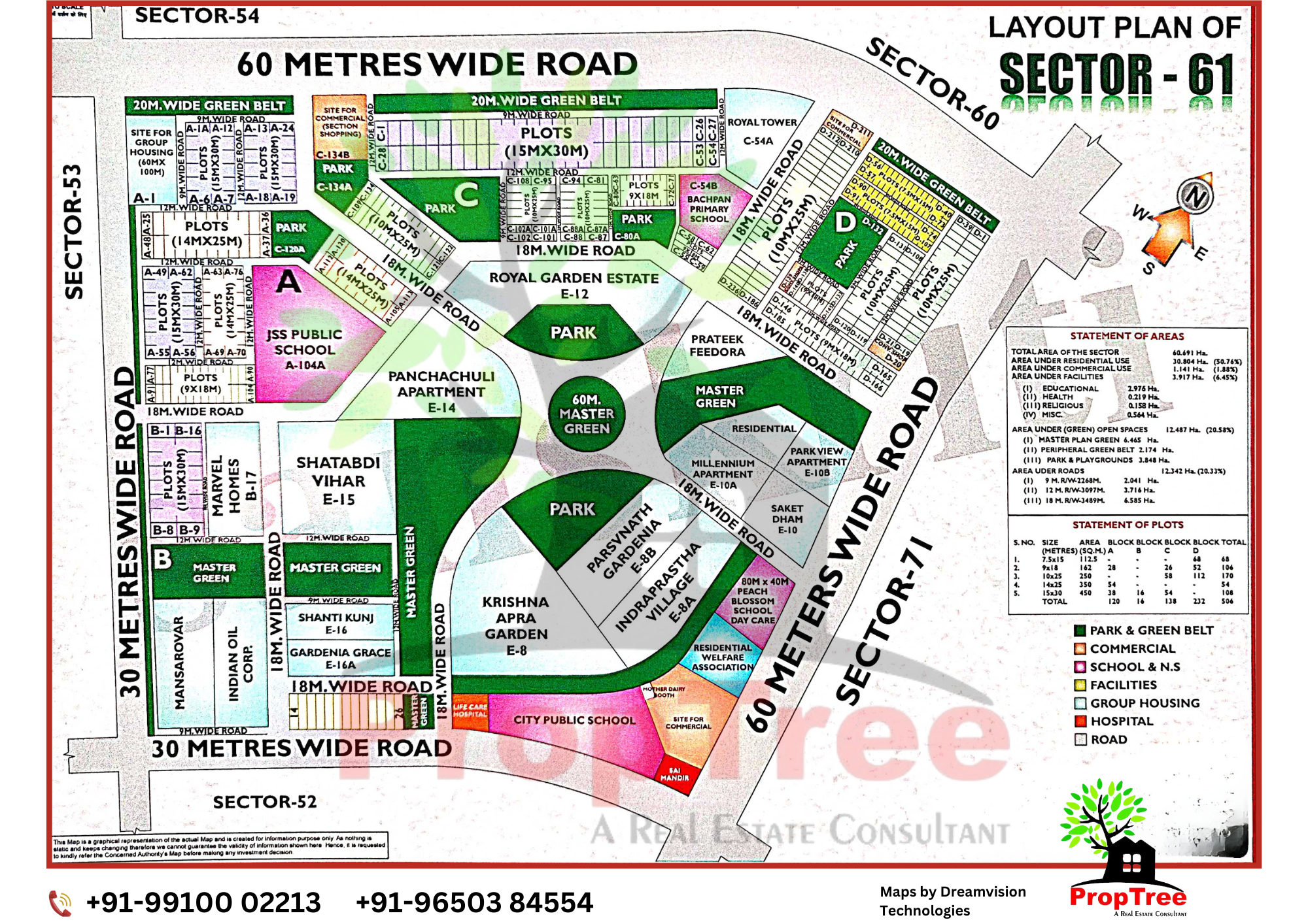 Layout Plan Of Sector-61