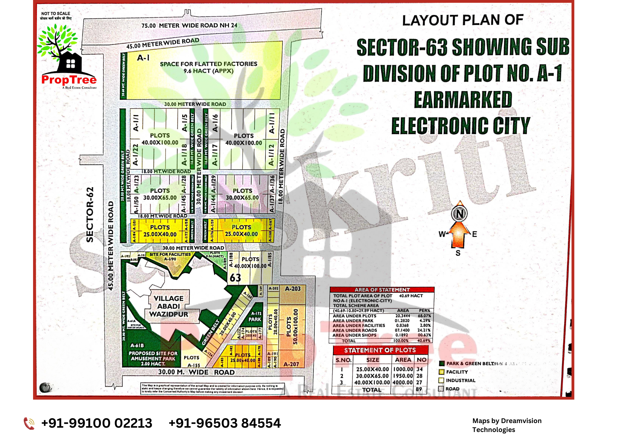 Layout Plan Of Sector 63 Plot NO.A-1