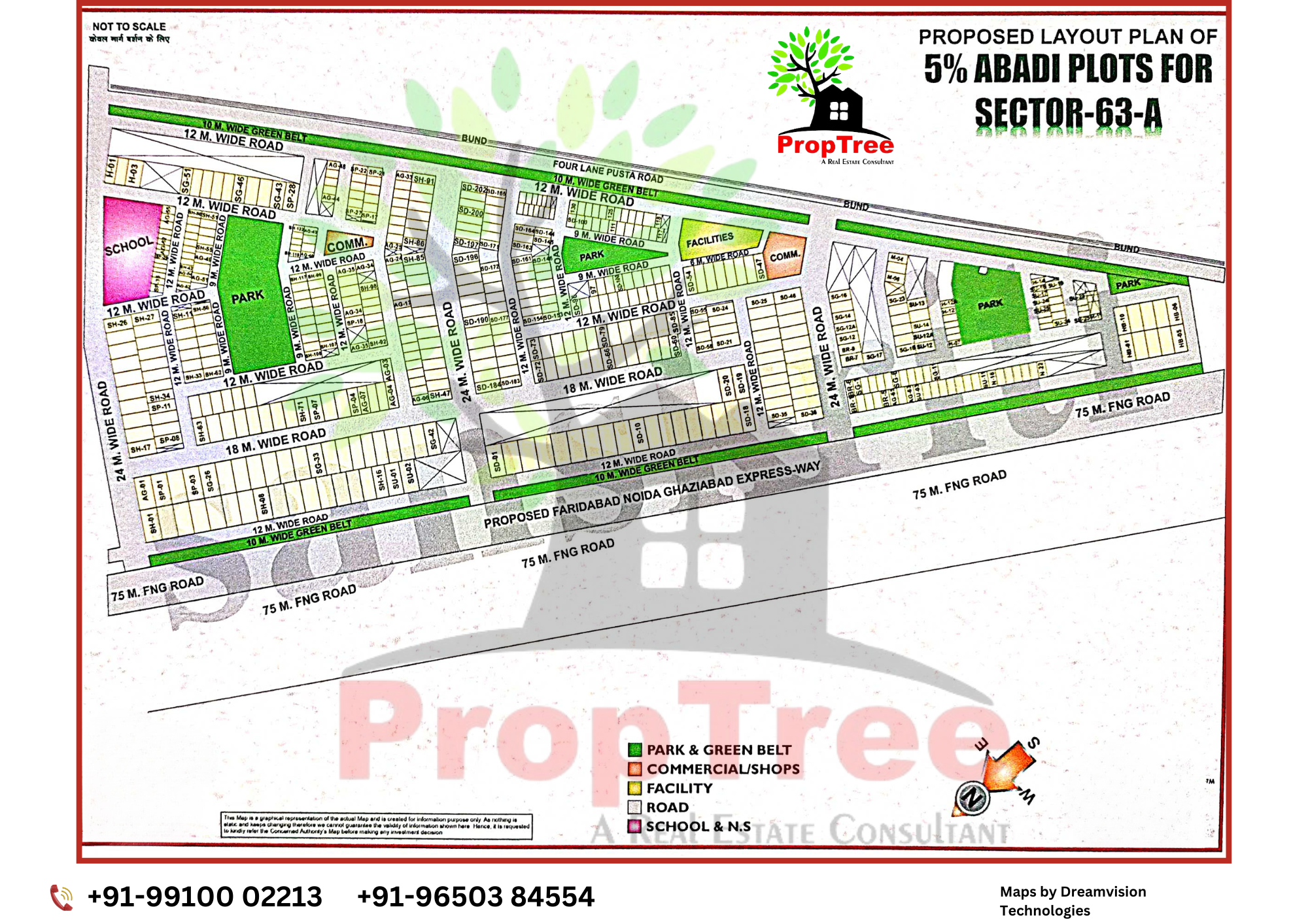 Layout Plan Of Sector-63A 5%