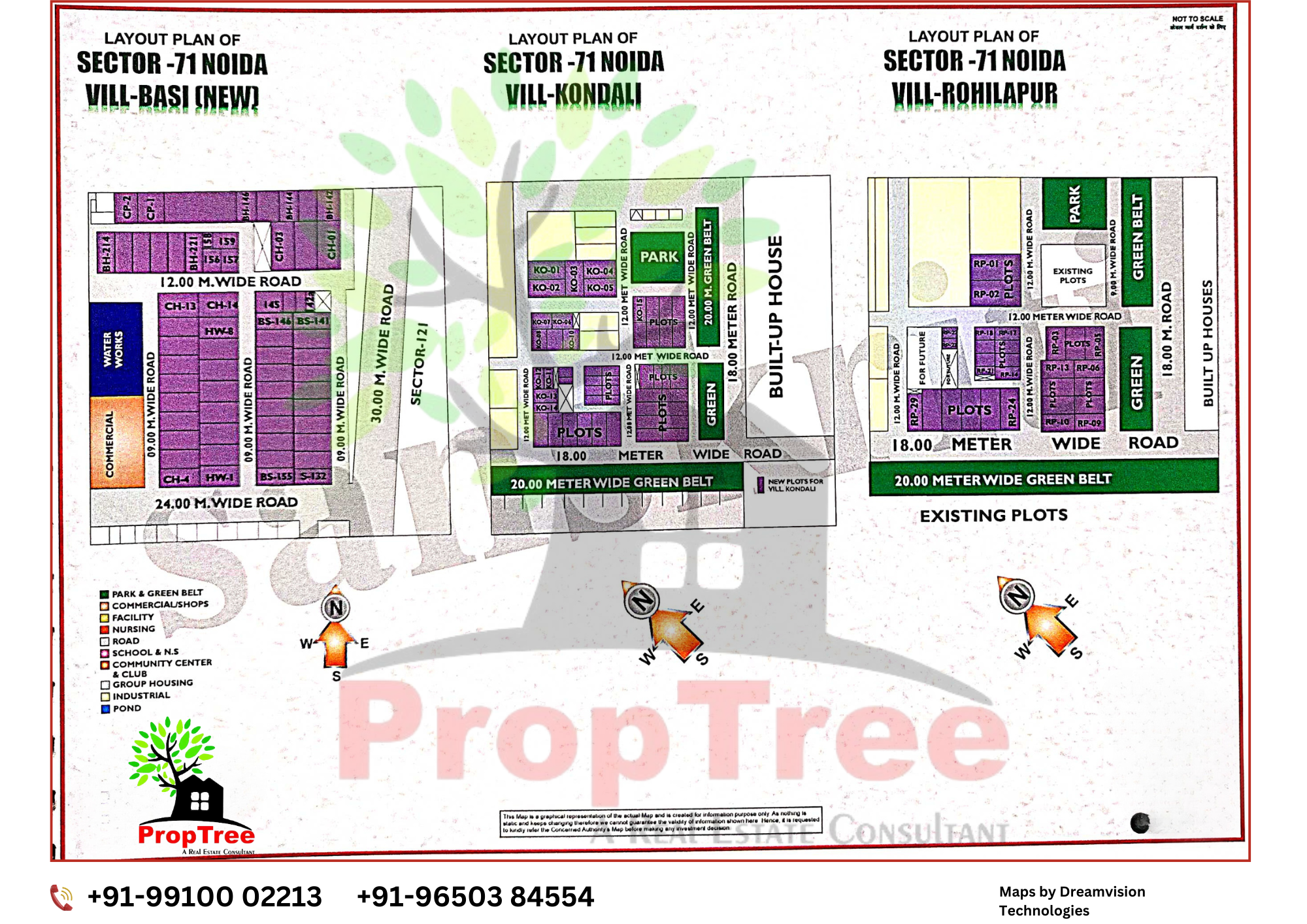 Layout Plan Of Sector-71 Basi, Rohilapur,Kondali