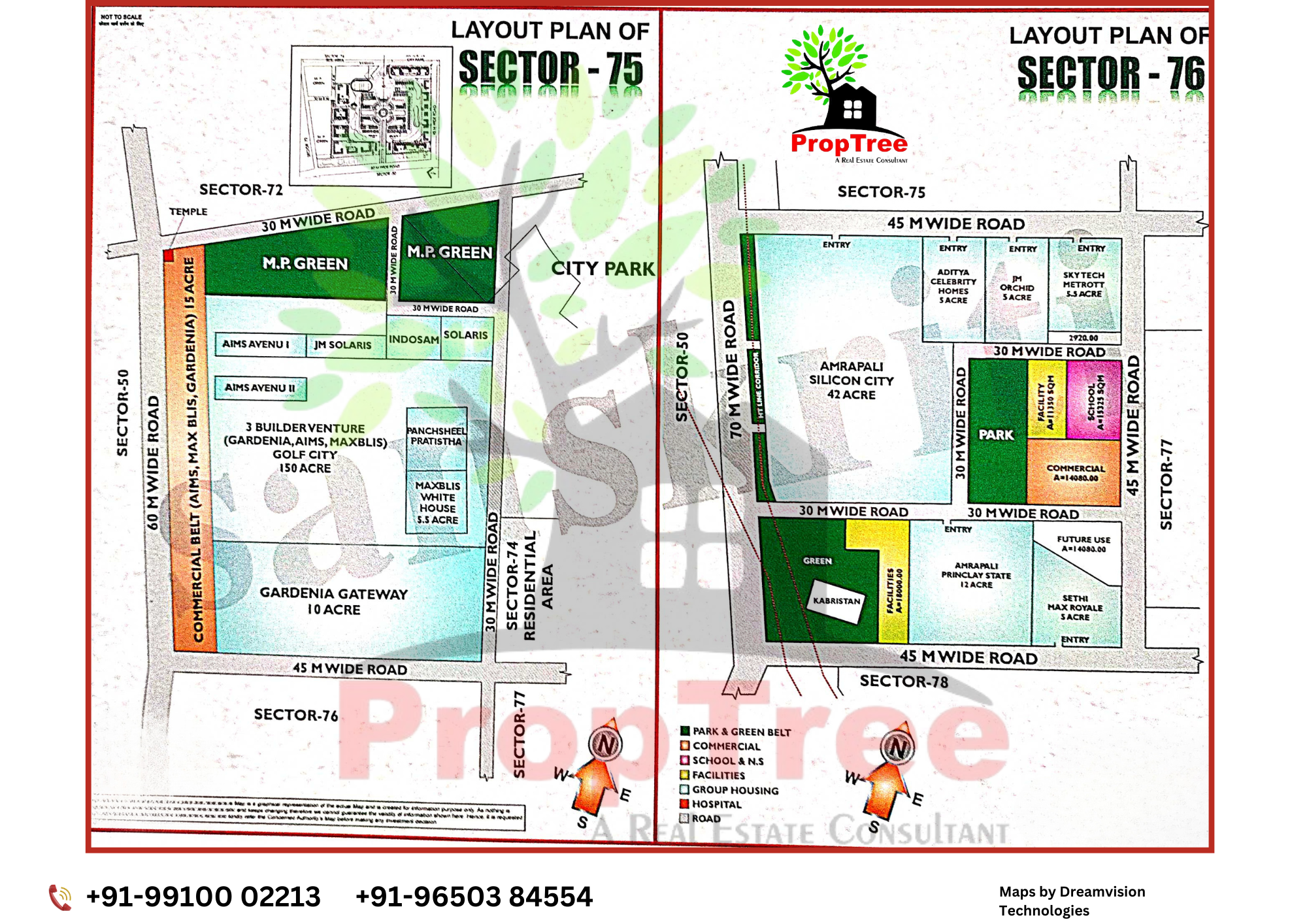 Layout Plan Of Sector-75,76