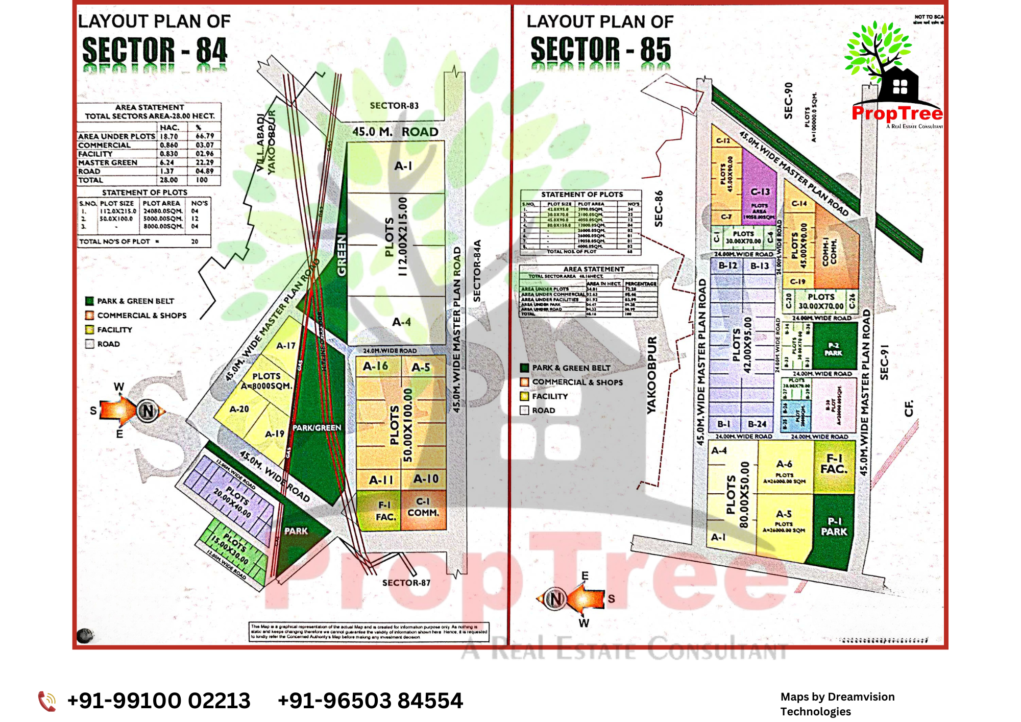 Layout Plan Of Sector-84,85