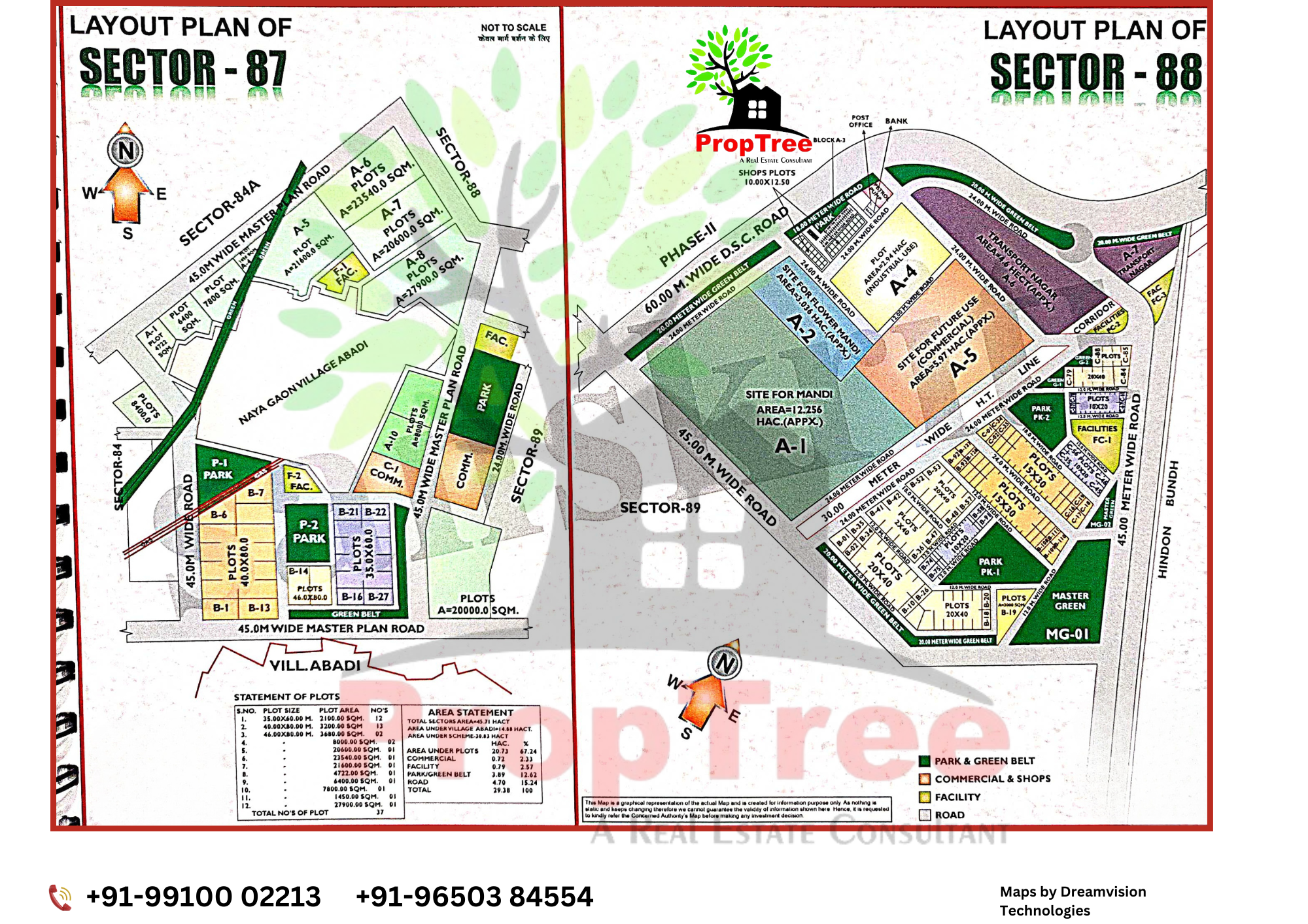 Layout Plan Of Sector-87,88