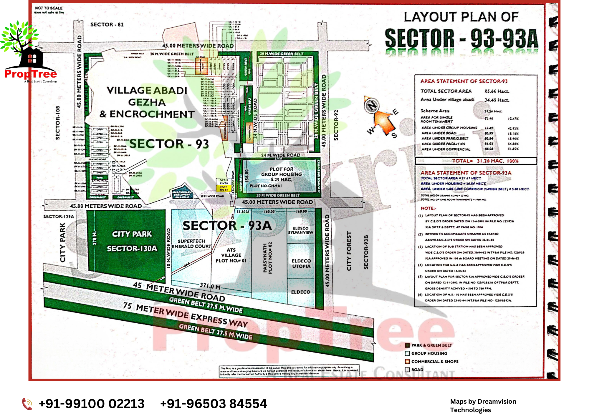 Layout Plan Of Sector-93-93A