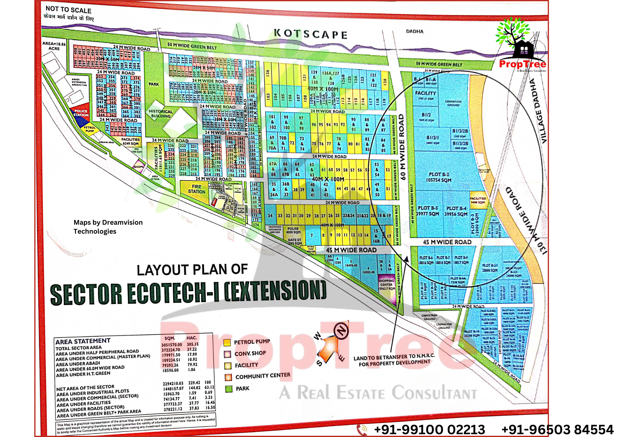 Layout Plan Of Sector Ecotech-I [Extension]