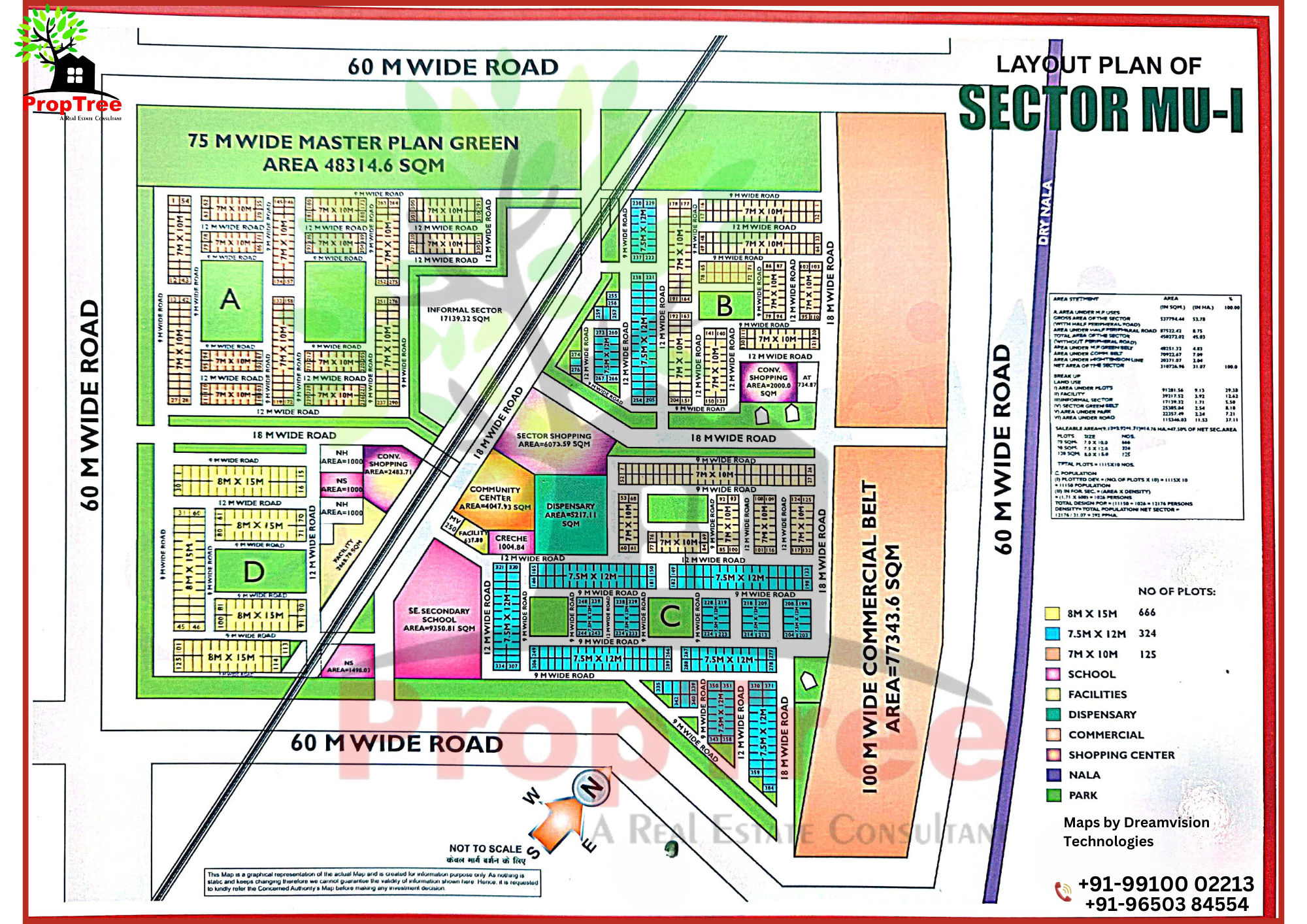 Layout Plan Of Sector MU-I