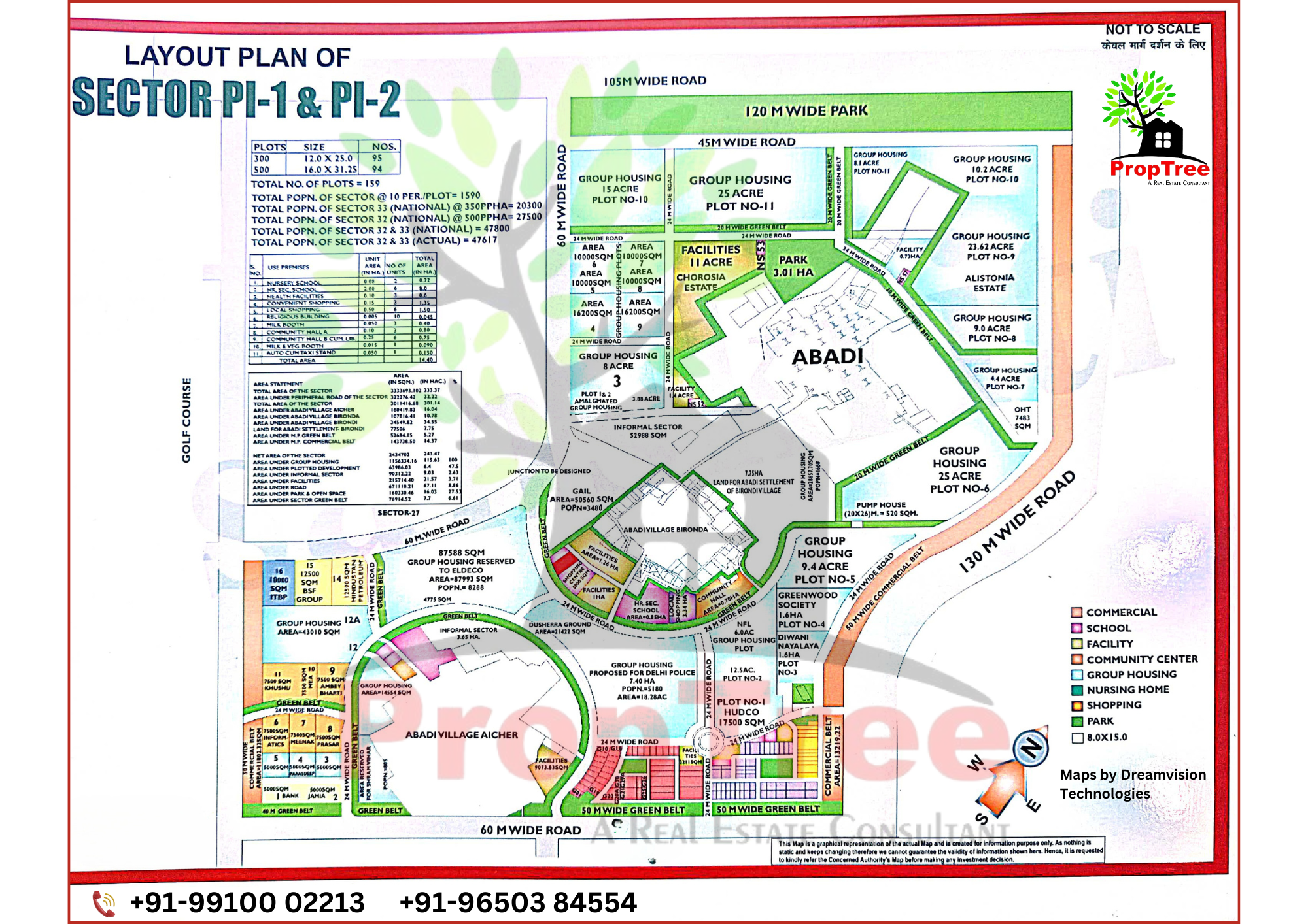 Layout Plan Of Sector PI-1 & PI-2