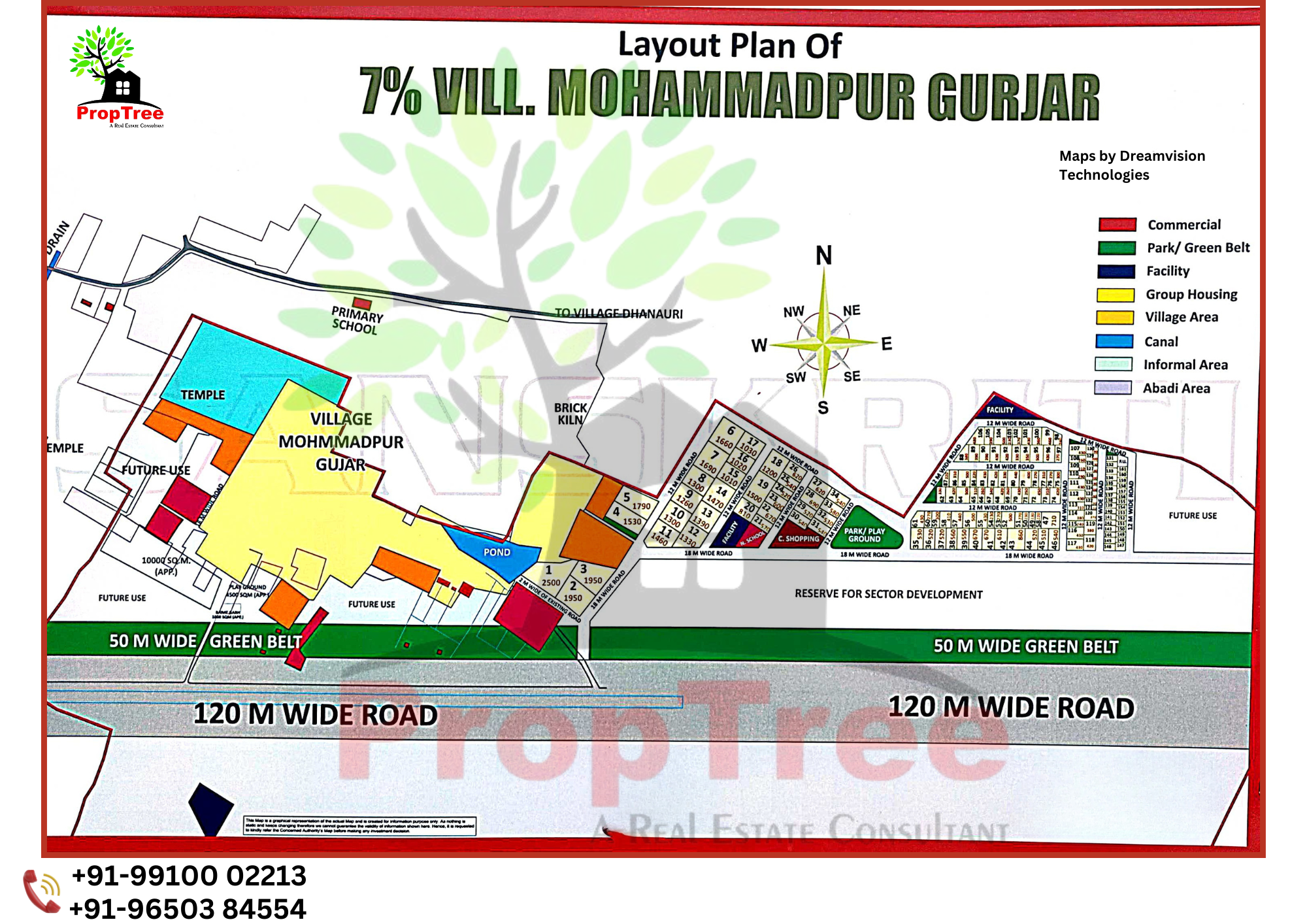 Layout Plan Of Vill Mohammadpur Gurjar Yedia