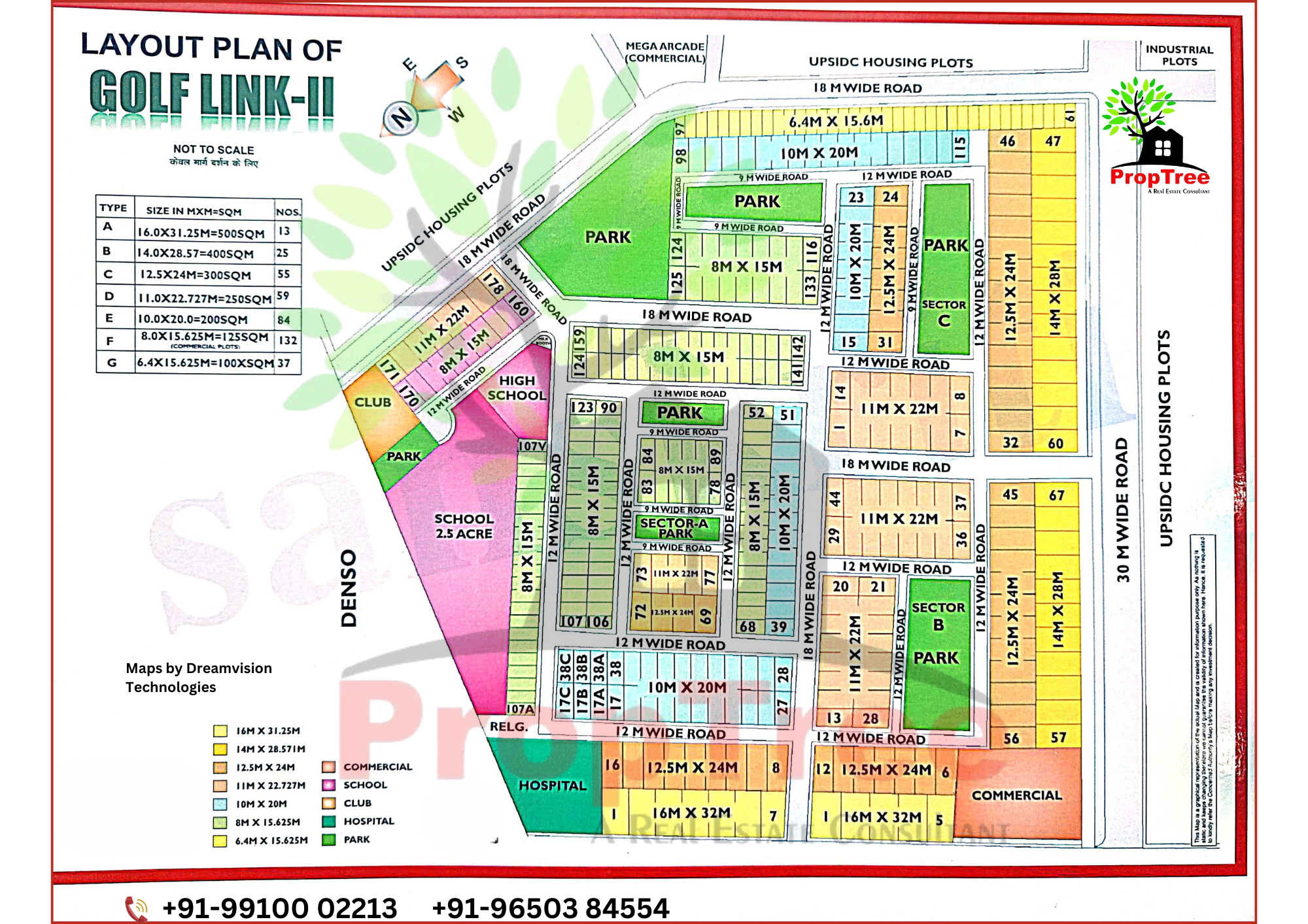 Layout Plan of Golf Link-II