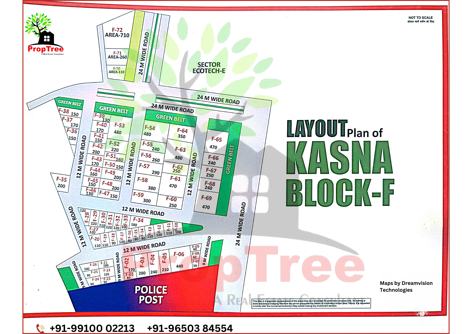 Layout Plan of Kasna Block-F