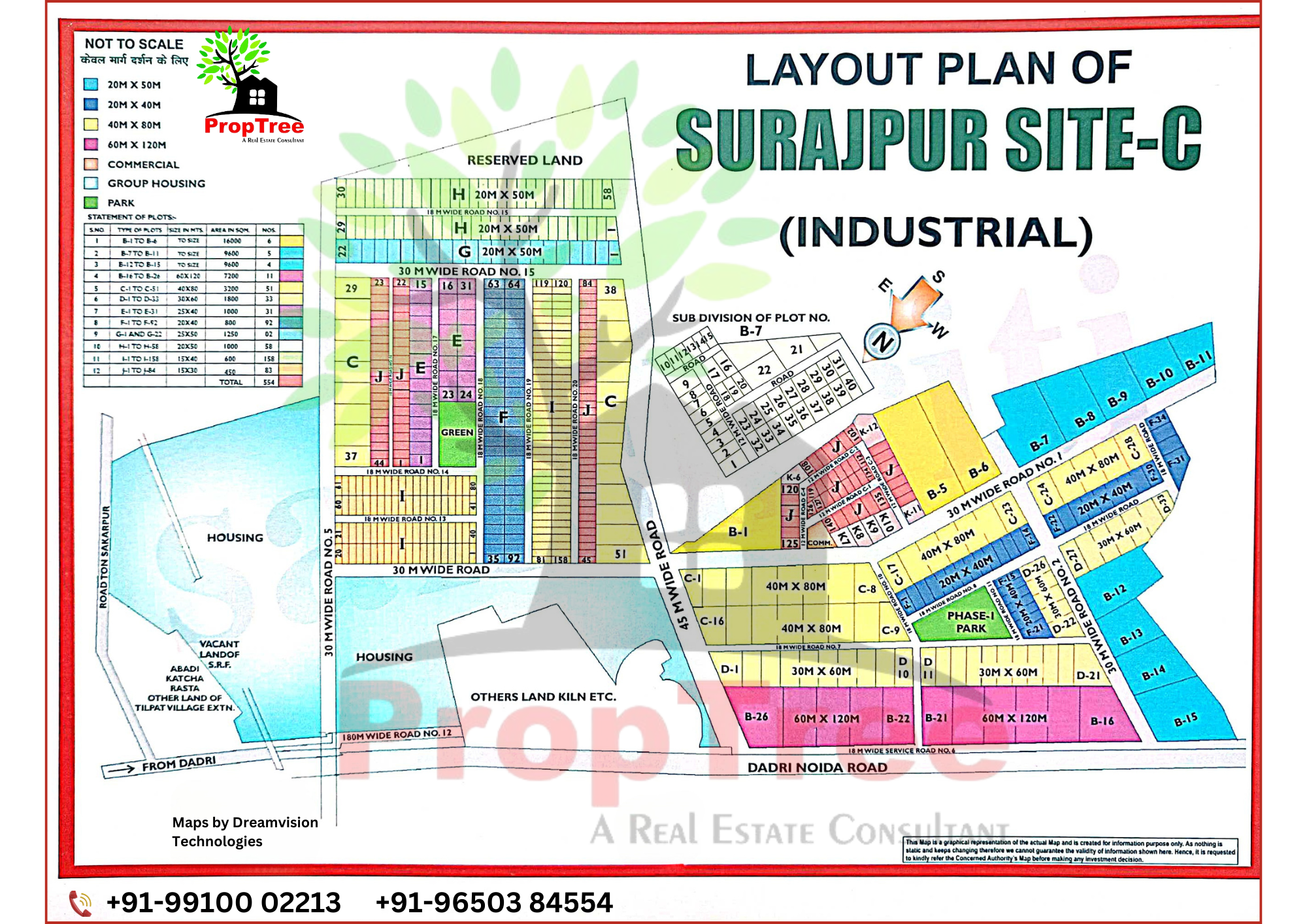 Layout Plan of Surajpur Site-C