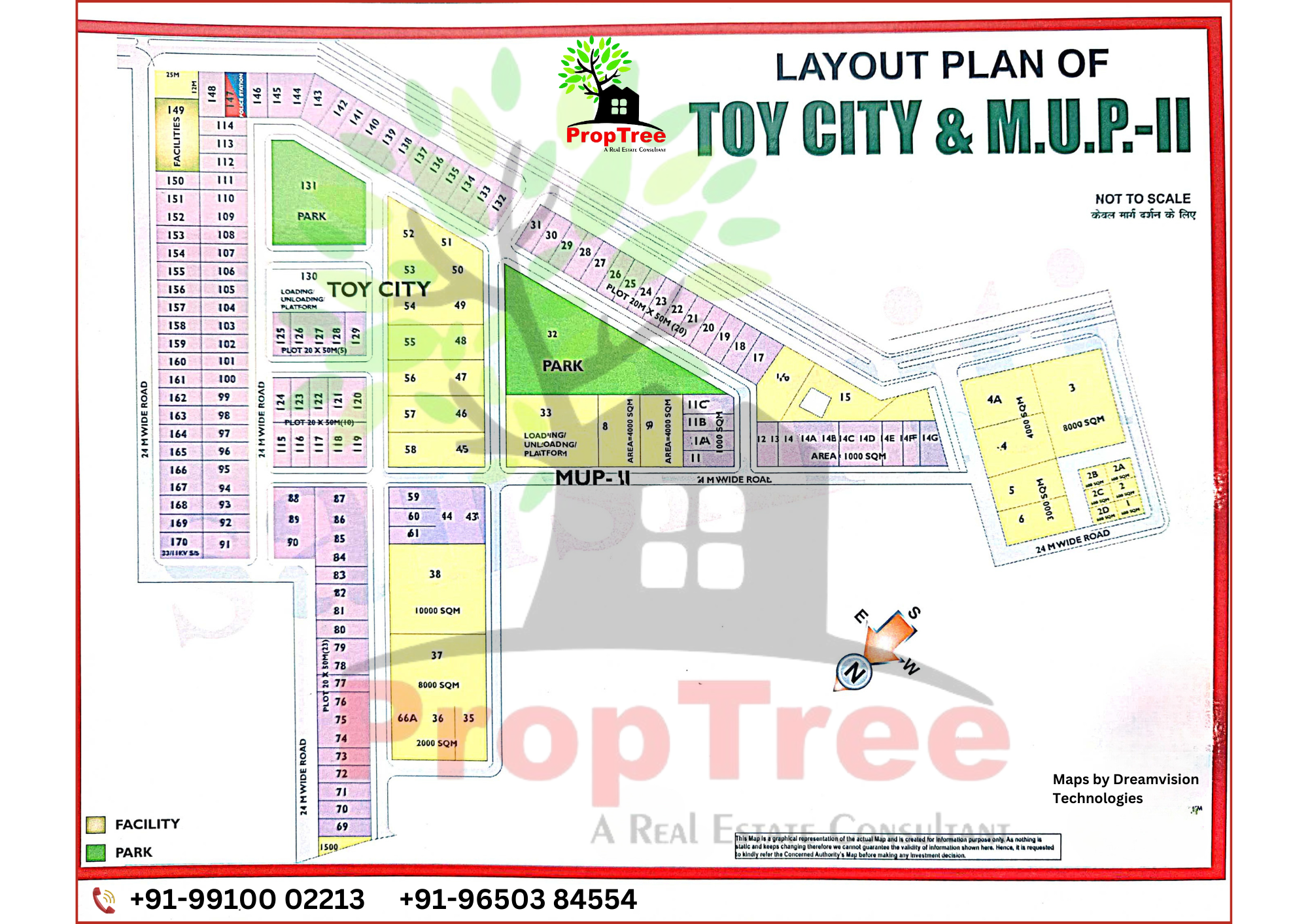 Layout Plan of Toy City & M.U.P-II