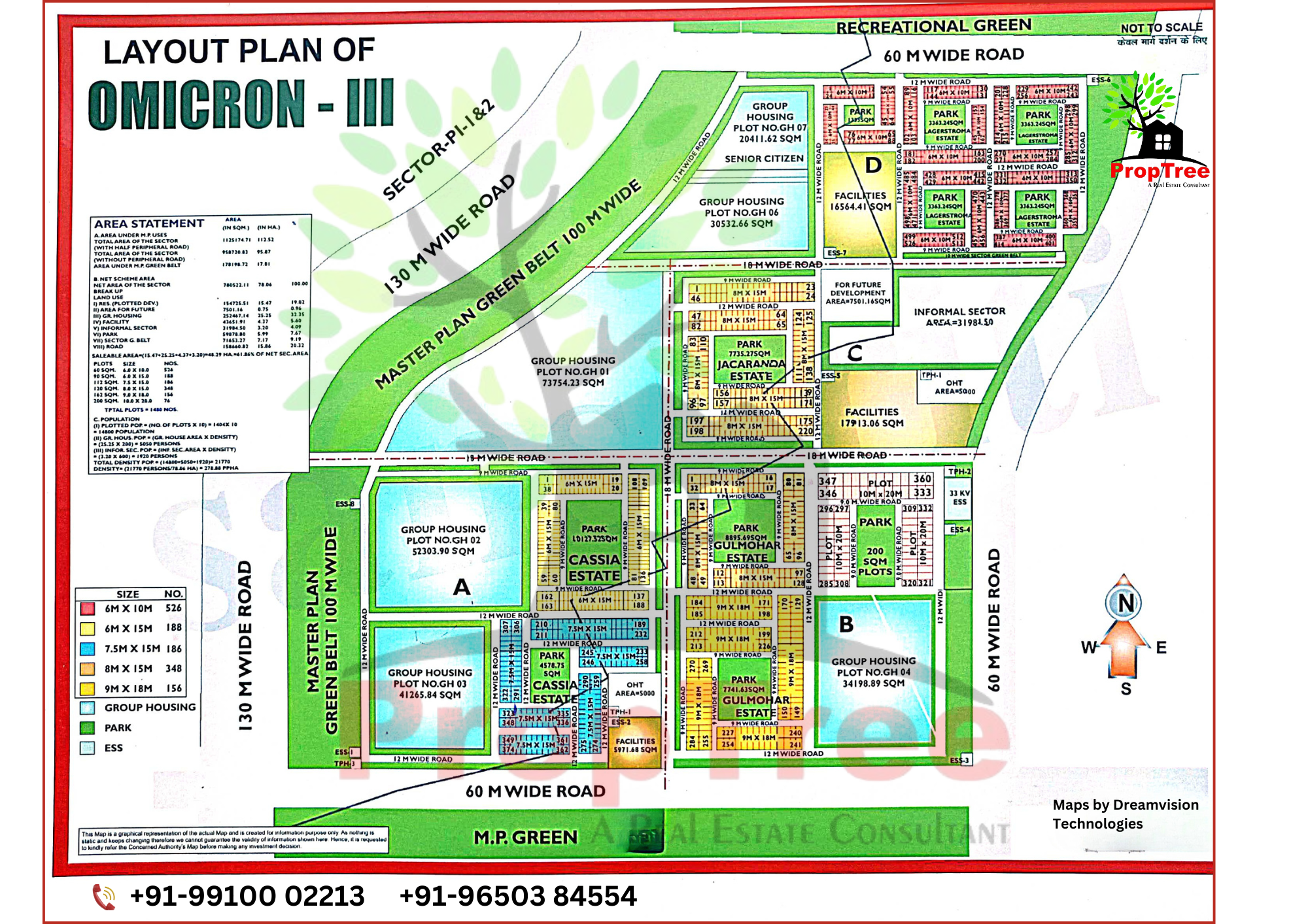 Layout plan of Omicron-III