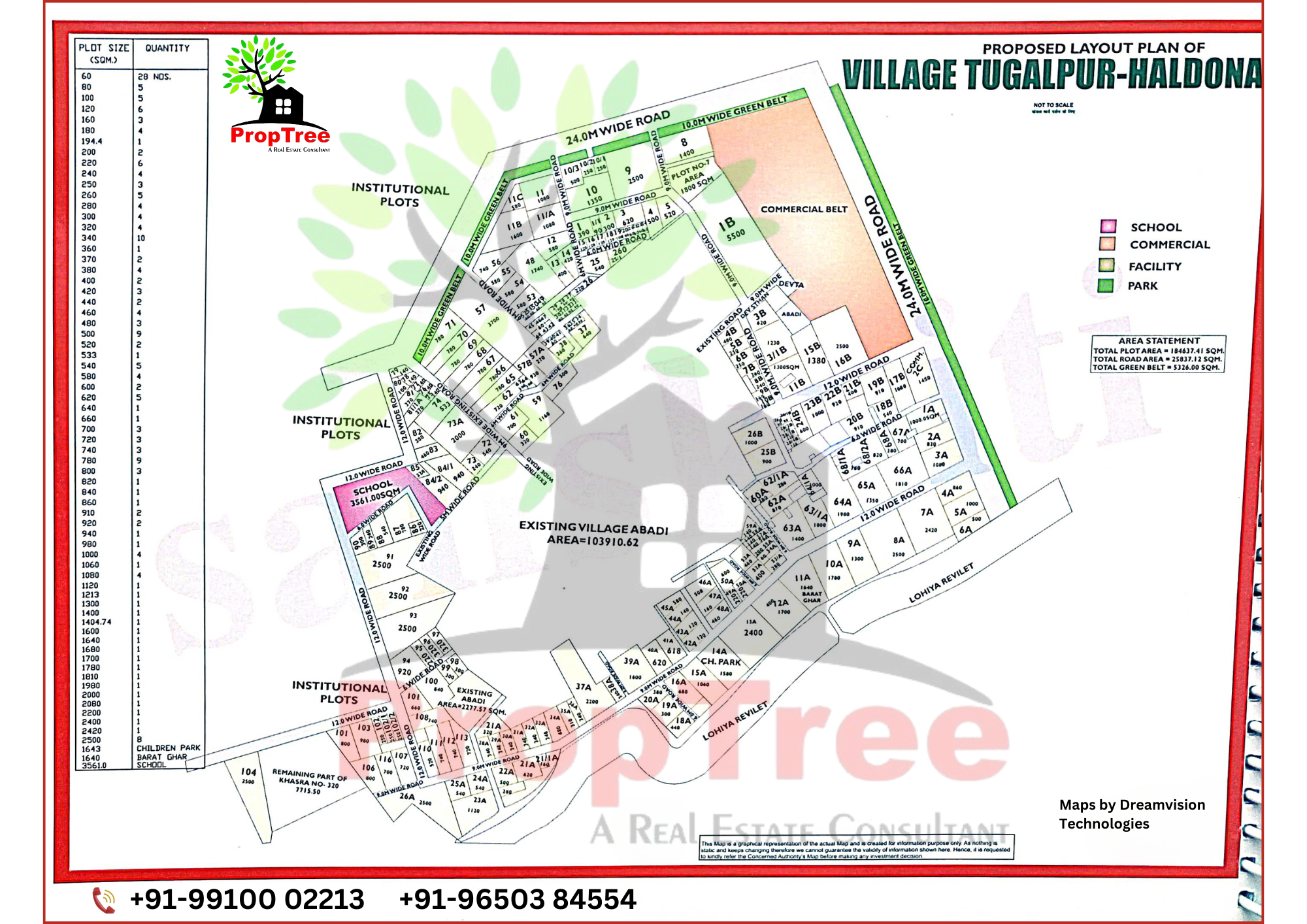 Proposed Layout Plan Of Village Tugalpur-Haldona