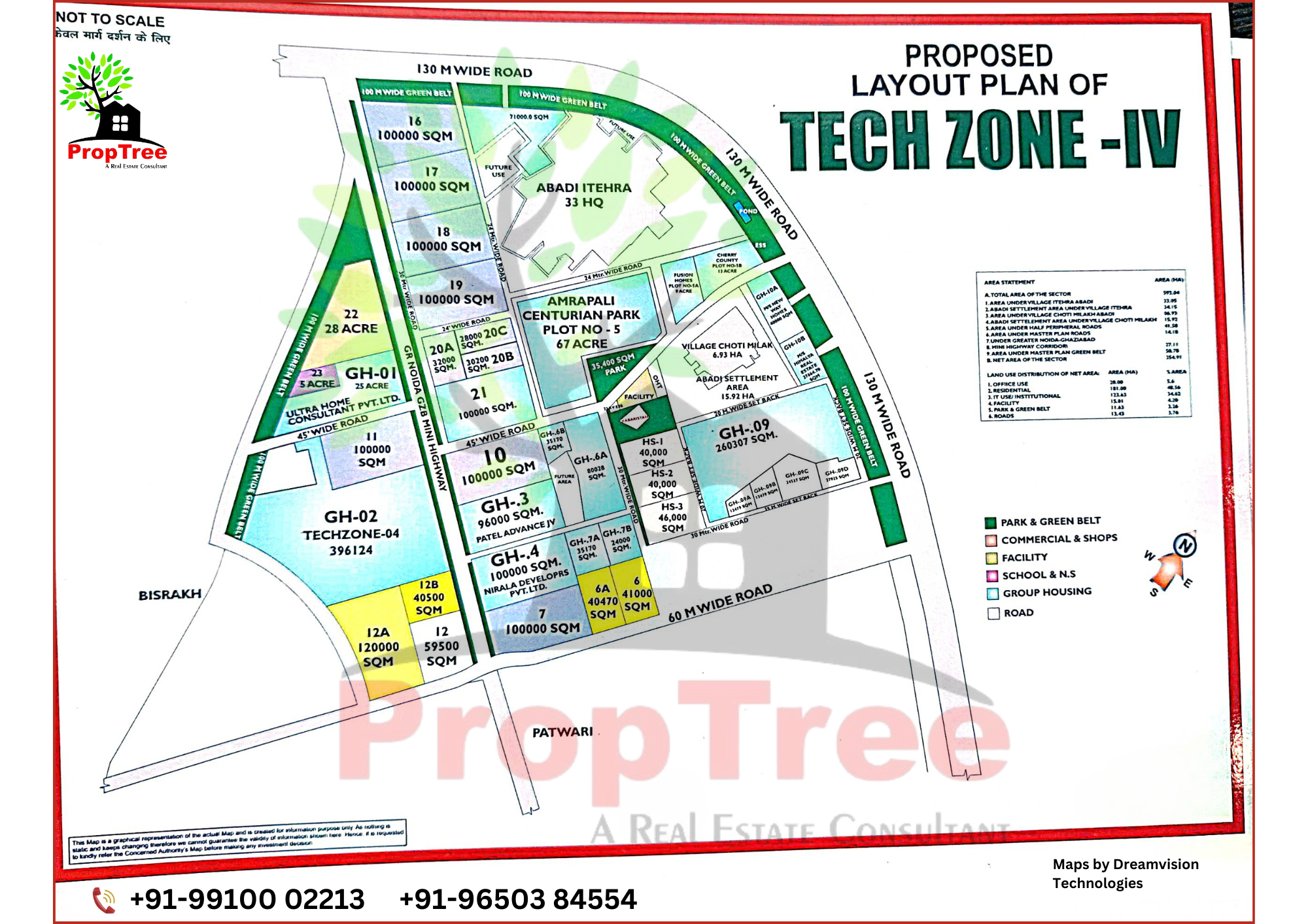 Proposed Layout Plan Of TechZone-IV