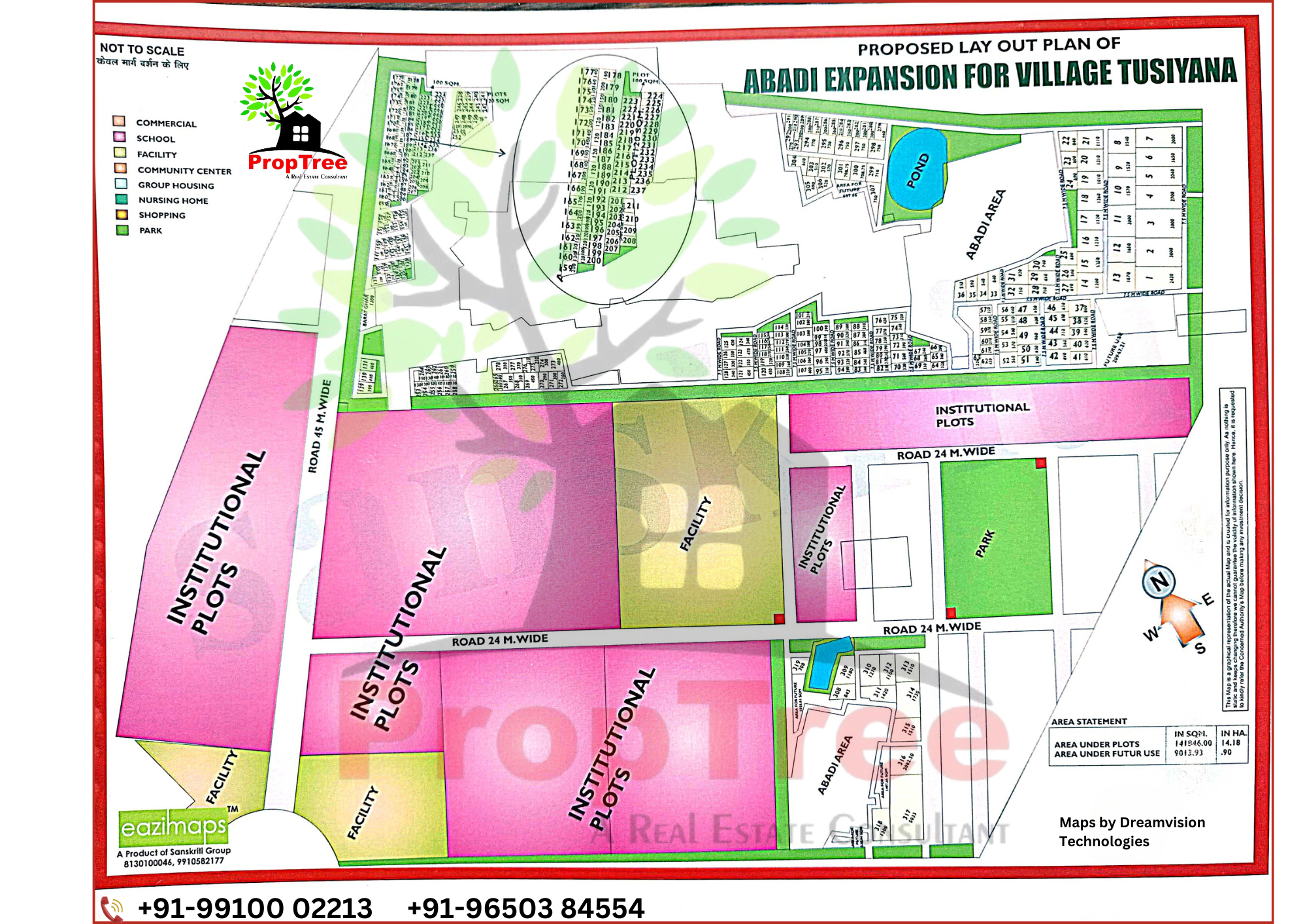 Proposed Layout Plan of Abadi Exapnsion for Village Tusiyana