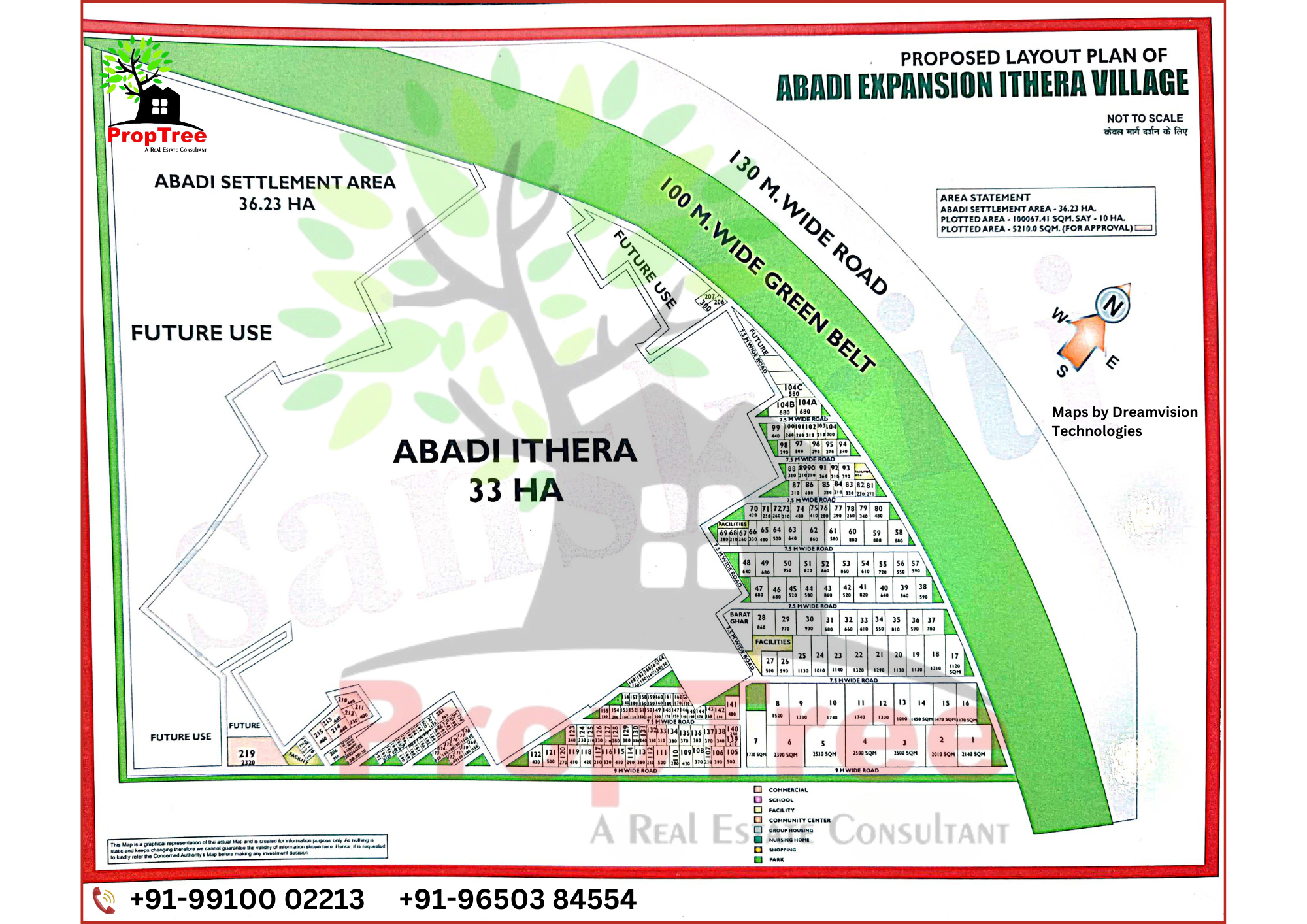 Proposed Layout plan of Abadi Exapansion Ithera Village