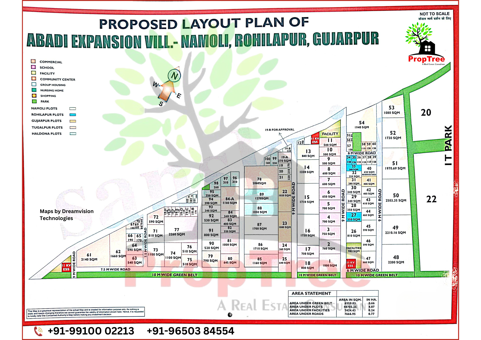 Proposed layout Plan Of Abadi Expansion Vill.-Namoli,Rohilapur,Gurjarpur